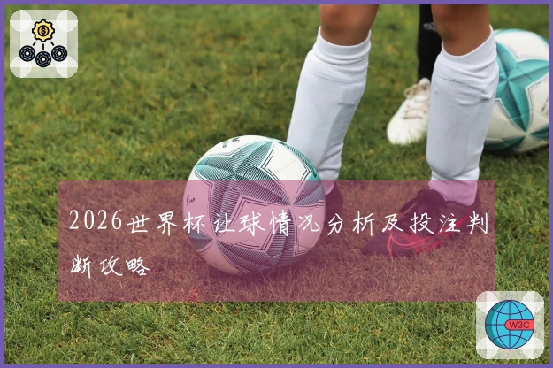 2026世界杯让球情况分析及投注判断攻略
